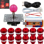 Arcade Game Led Controller Lamp Usb Encoder Gamepad Cherry Mx Microswitch Light Button 4-8way Led Joystick For Nintendo Switch Pc Ps3 Raspberry Pi Mame