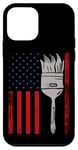 iPhone 12 mini House Painter Decorator American Flag Vintage Case