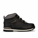 Junior Boys Timberland Splitrock 2 Boots In Black- Lace Fastening- Padded Collar