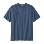 Patagonia M's P-6 Logo Responsibili-Tee Utility Blue