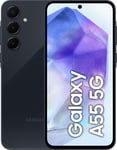 Samsung Galaxy A55 5G älypuhelin 8/256 GB (laivastonsininen)