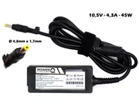 Alimentateur PowerQ 45W 10,5V 4,3A (4,8x1,7)mm Pour Sony Vaio Pro 11 Ultrabook