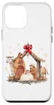 Coque pour iPhone 12 mini Scène de Nativité de Noël pour Familles Chrétiennes