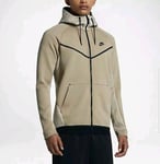 Nike Tech Fleece Windrunner Printed Zip Hoodie (Khaki) - 2XL - New ~ 836422 235