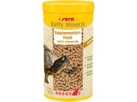 Sera Raffy Mineral, Sköldpadda, Universal, Corn Starch, Wheat Gluten, Fish Meal, Calcium Carbonate, Wheat Flour, Brewers Yeast, Fish Oil..., 1000 Ml, 250 G