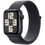 Apple Watch SE GPS + Cellular - 40mm - Boîtier Midnight Aluminium - Bracelet Ink Sport Loop