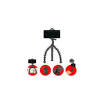 JOBY GripTight PRO 2 Support Universel et Trépied GorillaPod Flexible de Qualité Pro pour Tout Type de Smartphone ou iPhone Avec ou Sans Étui, JB01551-BWW