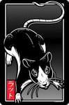 Unorthodox Collective Oriental Rat Greet Tin Card