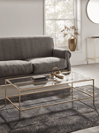 Villette Coffee Table - Soft Gold