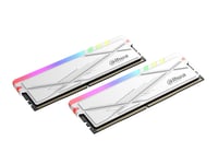 Ddr4-Minne Dahua C600 Rgb Vit 32Gb (2X16gb) 3600Mhz Cl18 1.35V