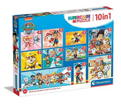 Clementoni - Supercolor Puzzle 10 in 1 - Pat'Patrouille - Puzzle Progressifs (60, 2x48, 4x30, 3x18 Pièces), Puzzle Enfants 4 Ans, Puzzle Dessin Animé - Fabriqué en Italie - 20270