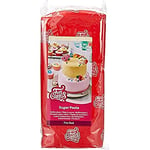 FunCakes Sugar Paste Fire Red, Easy to Use, Smooth, Flexible, Soft and Pliable, Perfect for Cake Decorating, Halal, Kosher and Gluten Free, 1 kg