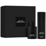 Tom Ford Ombre Leather Set with All Over Body Spray Set (100 + 150 ml)