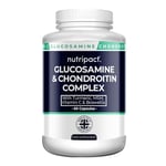 Nutripact Glucosamine 7-in-1 Complex – Glucosamine and Chondroitin High Strength with MSM, Turmeric, Vitamin C, Boswellia, Black Pepper - Glucosamine Sulphate Joint Care Supplement - 60 Capsules