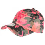 Casquette Enfant Camouflage Corail et Noire NY Baseball Kyska 7 a 12 ans-Taille