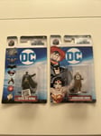 Nano Metalfigs DC Justice League- Tactical Suit Batman + DC Commissioner Gordon