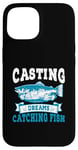 Coque pour iPhone 15 Casting Dreams Attraper des poissons