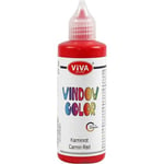 Viva Decor Fönsterfärg - Karminröd 90 ml