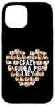 iPhone 15 Guinea Pig Heart Crazy Guinea Pig Lady Case