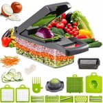 16 in 1 Vegetable Chopper Salad Fruit Mandolin Slicer Food Dicer Cutter Peeler