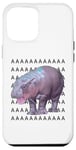 Coque pour iPhone 12 Pro Max Moo Deng Bébé Hippopotame