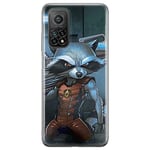 ERT GROUP Coque de téléphone Portable pour Xiaomi Redmi Note 11 Pro 5G/11 Pro 4G Original et sous Licence Officielle Marvel Motif Rocket 001, Coque en TPU