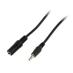 Rallonge audio Jack 3.5 mm stéréo mâle/femelle (3 mètres)