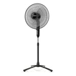 Ventilateur sur Pied à 3 vitesses 45W (Ø 40 cm) noir