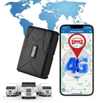 Traceur GPS Voiture 4g avec Mic Positionnement Précis Tracker GPS Suivi de Flotte Gestion Multi-Véhicules Traqueur Scooter Piste Requête Localisateur GPS étanche Antivol de Moto Car Tracking 4GTK915