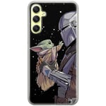 ERT GROUP Coque de téléphone Portable pour Samsung A34 5G Original et sous Licence Officielle Star Wars Motif Baby Yoda 019 Parfaitement adapté à la Forme du téléphone Portable, Coque en TPU