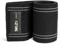 SKLZ Pro Knit Hip Band Fitness, Adjustable Resistance Band, Fitness Equipment for Home Gym, Black/Grey, Heavy Resistance