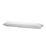 Bleu Câlin Traversin Plat Memofill, Barrettes Mousse à Mémoire de Forme et Fibre Polyester, Maintien Optimal des Cervicales, Blanc - 90 x 40 cm