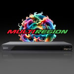 MULTIREGION Blu-ray Player Compatible with Sony UBP-X800M2 4K Ultra HD - 2D/3D - WiFi & LAN - Bluetooth Dolby Vision All Zone Code Free Blu-Ray Regions A, B & C DVD Regions 1-8