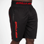 Mercury Mesh Shorts, Black/Red