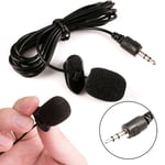 Microphones Clip On Lapel Handsfree Lavalier Mic For Phone PC Recording