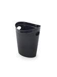 Addis Plastic Waste Paper Bathroom Bedroom Office Trash Bin, Black, 12 ltr