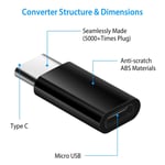 Micro USB Female to Type C Male Adapter Converter Micro-B to USB-C Connector /9z