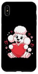 iPhone XS Max Cute Poodle Love Heart Valentines Day Poodle Lover Case