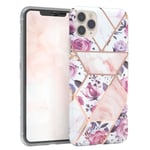 For Apple IPHONE 11 Pro Max Imd Protective Case TPU cover Back Flowers Rose