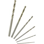 Tivoly - Coffret de 6 Mini-Forets hss pour Métal Ø0,8-1-1,5-2-2,5-3 mm • Adapté à un usage sur mini perceuse type Dremel