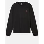 T-shirt Dickies  MAPLETON LS TEE - DK0A4Y4R-BLAXK