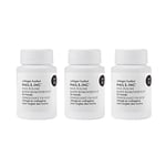 Nails.INC Nail Polish Remover Pot Trio, Formulated with Collagen to Promote Nail Strength and Growth, Coconut Scented, Acetone Free, Cruelty Free, Vegan