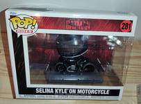 Funko Pop Ride DLX: The Batman Selina on Motorcycle 281 - NEUF