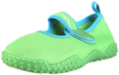 Playshoes Uv Protection Aqua Shoe Classic, Unisex Kids' Beach & Pool Shoes - Green, Child 2 UK (34/35 EU)