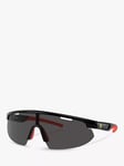 Scuderia Ferrari FZ6004U Men's Wrap Sunglasses, Black