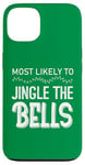 Coque pour iPhone 13 Le plus susceptible de Jingle The Bells Noël drôle