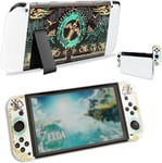 Coque Pour Switch, Rigide Switch Coque Zelda Tears Of The Kingdom, Dockable Pc Coque De Protection Accessoires Pour Switch Console Joycon