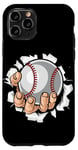 Coque pour iPhone 11 Pro T-shirt Take Me Out to The Ball Game pour les fans de baseball.