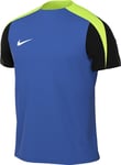 Nike M NK DF Strk24 SS Top K Haut à Manches Courtes, Bleu Roi/Volt/Royal Blue/Blanc, L Homme