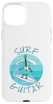 Coque pour iPhone 15 Plus Surf Guitar Guitariste électrique Surfeur Vacances d'été